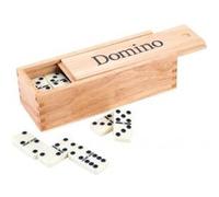Longfield Games Domino 6 doubles 28 grosses pierres Blanc