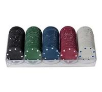 Longfield Games Jetons de poker 40 mm par 100 pièces Bleu