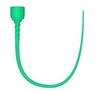LongFlex™ - Long plug urétre en silicone avec ventouse - Couleur - orange