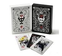 LongGenius Hollow Knight Jeu de cartes à jouer Noir/blanc