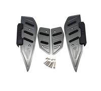 LongGreat CNC Moto Marchepied Avant Arrière Repose-Pied Repose-Pied Repose Pédales Fit pour Yamaha XMAX250 XMAX300 XMAX400 2017-2020