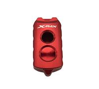 LongGreat Key Cover Case Protector Box pour Yamaha XMAX 250 300 2017-2020 (rouge)