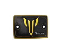 LongGreat pour Yamaha FJ-09 XSR900 MT-09 FZ-09 MT-09 SP MT-09 TRACER 2014 2015 2016 2017 2018 2019 2020 Couvercle pour réservoir à liquide de frein Moto Avant Aluminium (Or, 1 pièce)