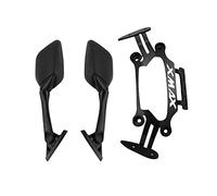 LongGreat pour Yamaha Xmax 300 400 125 250 téléphone Support de Plaque de Navigation GPS Miroir Ensemble (Support + miroir2 Jeu)