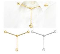 LONGHAO Cravate Collier Pin,éPingle De Cravate Chemise,Chemise De éPingles à Cravate,Hommes GarçOn Chemise Collier Clip,Hommes Costume Accessoires,Pour Mariage,FêTe (#3)