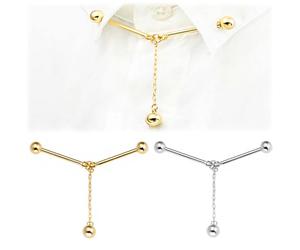 LONGHAO Cravate Collier Pin,éPingle De Cravate Chemise,Chemise De éPingles à Cravate,Hommes GarçOn Chemise Collier Clip,Hommes Costume Accessoires,Pour Mariage,FêTe (#3)