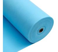 Longing Home Rouleau Nappe jetable intissé, Bleu Ciel, 1,18 × 45 m | pour Salle à Manger, anniversaire, Mariage, Restaurant, Le baptême, Fête ou décoration, Peut être découpé à volonté