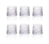 Longing Home Verres à Eau, Verres à Boire, Lot De 6, En Verre, Verres à Cocktail, AdaptéS à Un Usage Quotidien, Aux DîNers De Famille, Aux Restaurants Et Aux ScéNarios En Plein Air