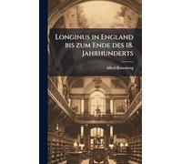 Longinus in England bis zum Ende des 18. Jahrhunderts