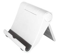 Longivia Support Telephone Bureau Portable Noir Pose Téléphone Pliable 360° Porte Smartphone Ajustable pour iPhone et Android Phone