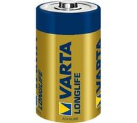 PILES LR20 D ALCALINES LONGLIFE 15800mAh x4 VARTA