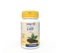 LongLife® 5-HTP | Griffonia titré à 20% en 5-HTP | 500mg de Griffonia - 100mg de 5-HTP | Humeur, détente, bien-être mental | 60 gélules végétales | Végan, sans gluten et doping free