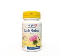 LongLife® Cardo Mariano 300 mg | Extrait végétal de chardon-marie titré à 80% en silymarine | Fonction détoxifiante | 2 mois de traitement | Sans gluten et végan