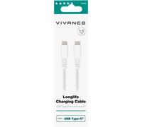 LongLife Charging Cable, Câble de données et de charge USB Type-C™, 1,5m (62398)