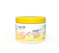 LongLife® Collagen 5000 Powder | 5000 mg de collagène hydrolysé de types I et III en poudre | Bien-être de la peau | 25 doses | Goût neutre et sans gluten