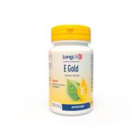 LongLife® E Gold 90 UI | Vitamine E sous forme de d-alpha-tocophérol | Forme la plus puissante de vitamine E| Action antioxydante | 3 mois de traitement | Sans gluten