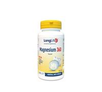 LongLife® Magnesium 360 | Haut dosage 360mg par comprimé | 5 sels de magnésium à biodisponibilité élevée | Minéral anti-stress adulte | Traitement 100 jours | Sans gluten et végan