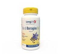 LongLife® Olio di Borragine Bio 1300 | Complément de bourrache titré à 20 % en GLA | Oméga-6 | Beauté de la peau et confort articulaire | Jusqu’à 50 jours de traitement | Certifié BIO et sans gluten