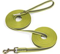 Longline 3m Heavy Duty Anti-Slip Training Lead For Tracking,Camping,Games And Garden (Green)
