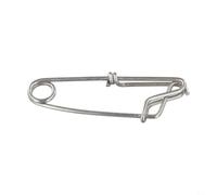 Longline Crochet pivotant en acier inoxydable pour pêche au thon, requin, crabe, crevettes et piège à appâts vivants (B 30 x 110 mm)