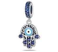 LONGLUCK Breloque en argent 925 pour bracelet Pandora, breloque oeil du diable, pendentif pour bijoux femme