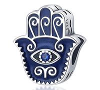 LONGLUCK Breloque en argent 925 pour bracelet Pandora, breloque oeil du diable, pendentif pour bijoux femme