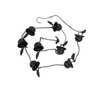 LONGONGAN Chaîne de Pluie pour gouttières, chaîne de Descente en Fer avec Motif en Forme d'oiseau, Drainage Efficace et Son Net, chaîne Attrape-Pluie décorative pour terrasse, Jardin, Cour,