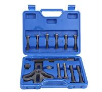 LONGONGAN Kit d'extracteur de volant 13 pièces, outil de réparation de voiture professionnel, extracteur d'équilibreur harmonique et extracteur de poulie d'engrenage avec boulons en acier