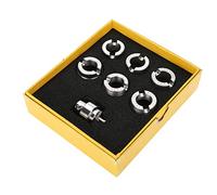 LONGONGAN Ouvre-cases arrière pour boîtiers de montres Oyster #5700, compatible avec les montres étanches et Tudor, comprend six tailles et une boîte de rangement