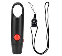 LONGONGAN Sifflet électronique à 3 Vitesses réglables, sifflet d’entraînement pour entraîneurs Sportifs, arbitres et Voyageurs, sifflet Portable en ABS avec lanière pour Une Utilisation en (Noire)