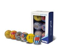 LONGRIDGE Decades Novelty Golf Balls (Pack of 6) - Mixed