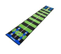 LONGRIDGE Golf Pro Tapis de Putting 4m, Vert/Noir