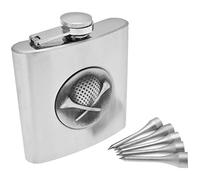 LONGRIDGE Golfers Hip Flask Set - Argent,
