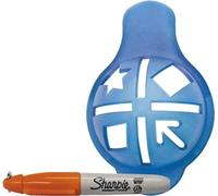 Longridge - Jeu de marqueurs de balles de golf RD2332 (Taille unique) (Bleu)