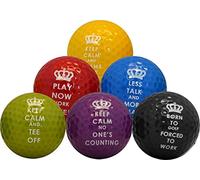 LONGRIDGE Keep Calm Lot de 6 balles de Golf
