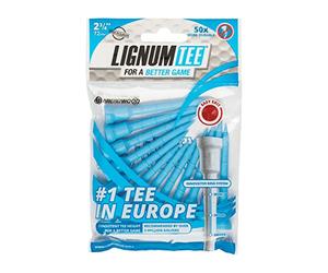 Longridge Lignum Lot de 12 tees Bleu 72 mm