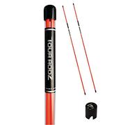 LONGRIDGE Men'sPractice Aid Tour Rodz Alignment Sticks Accessory Golf, Orange, Tu EU UK