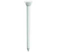 Longridge - pack de 10 tees plastique extra long 75mm low friction tee Neutre, Neutre