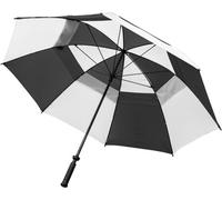 Longridge - Parapluie de golf double RD2444 (Taille unique) (Noir/Blanc)