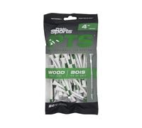 LONGRIDGE Pride PTS Tees de Golf en Bois (4'), Sac de 50 Tees