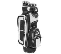 Longridge Pro Cart Sac de Golf avec 15 séparations,Noir/Blanc