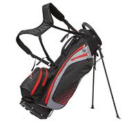 Longridge Sac À Dos Super Lite-Noir/Rouge Golf Bag Unisex-Adult, One Size