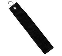 LONGRIDGE Serviette de Golf Trois Plis - Noir