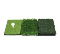 Longridge - tapis de practice golf ruff semi-ruff et fairway 3 en 1 Neutre