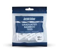 LONGRIDGE Tee GRADUÉS en Bambou 50 mm (20 Pieces)