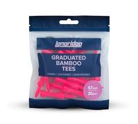 LONGRIDGE Tee GRADUÉS en Bambou 57 mm (20 Pieces)