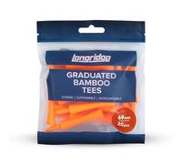 LONGRIDGE Tee GRADUÉS en Bambou 69 mm (20 Pieces)