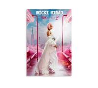 LONGRUi Nicki Poster décoratif sur toile pour chambre à coucher et chambre à coucher Motif rappeur Minaj 30 x 45 cm