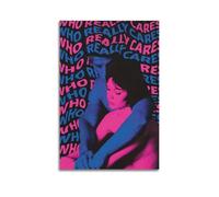 LONGRUi Poster TV Girl Who Really Cares - Couverture de l'album du groupe de musique - Impression sur toile - Impression d'art moderne pour chambre à coucher - 30 x 45 cm