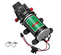 LONGRUN Pompe à Eau à Membrane Auto-amorçante 12V DC, 100PSI 6L/Min Pompe a Eau Camping Car, Pompe à Eau Haute Pression pour Caravan Boat RV Jardin Nettoyage Lavage Arrosage